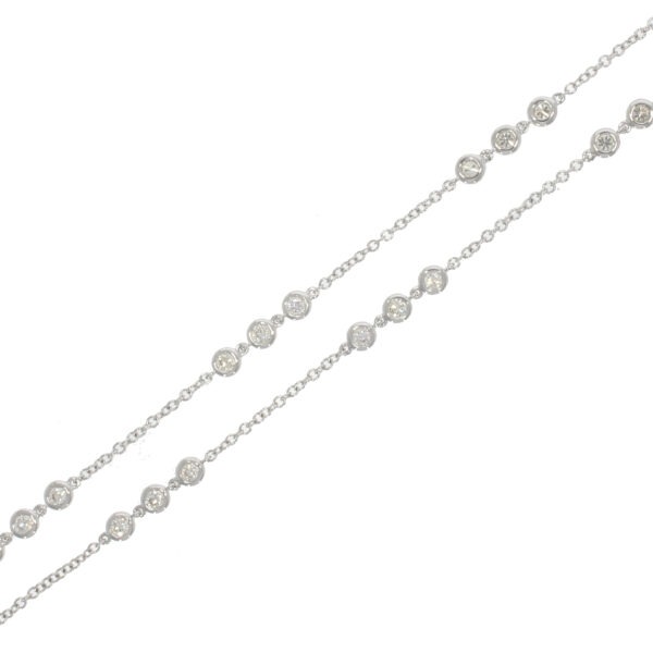 18ct WG Diamond Set Necklace