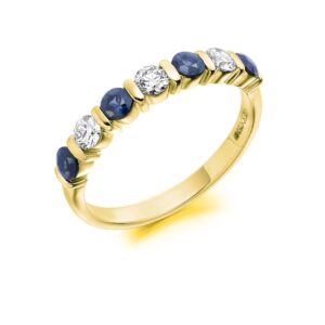 Gemstone Eternity Rings